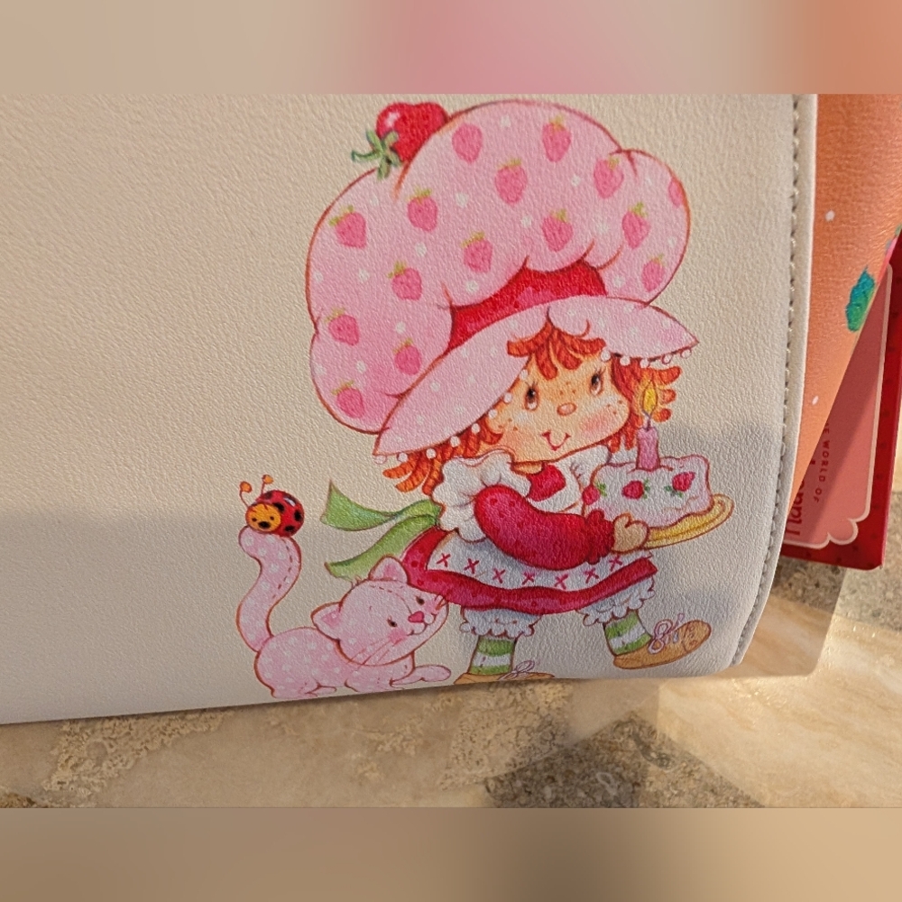 NEW Loungefly Strawberry Shortcake Handbag Satchel - Picture 8 of 9